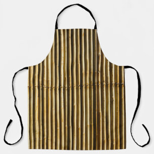 Brown wooden panel apron