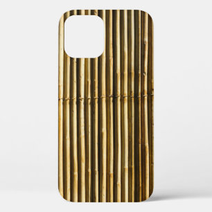 Brown wooden panel iPhone 12 case