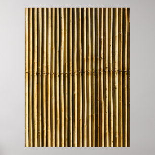 Brown wooden panel poster