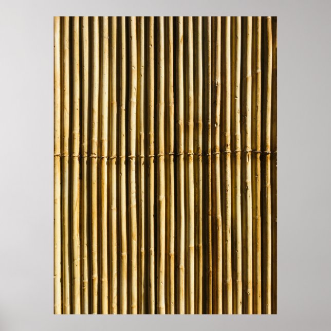 Brown wooden panel poster (Front)