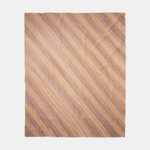 Brown wooden surface fleece blanket