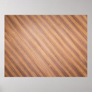 Brown wooden surface poster
