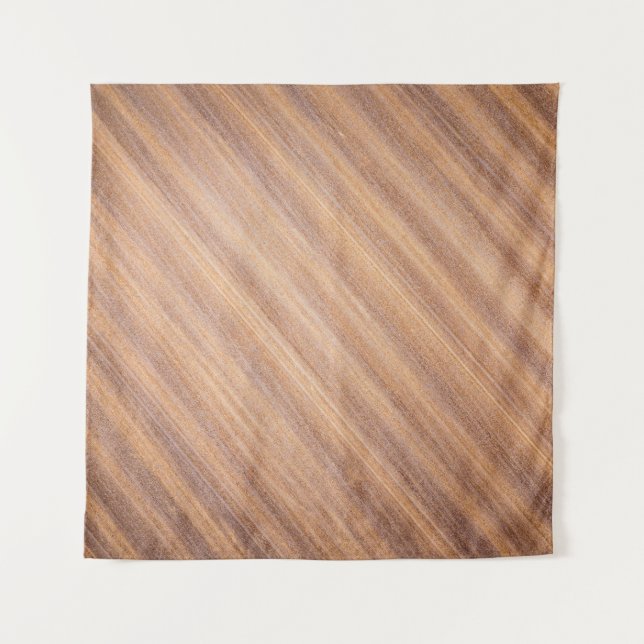 Brown wooden surface tapestry (Front)