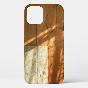 Brown wooden wall iPhone 12 case