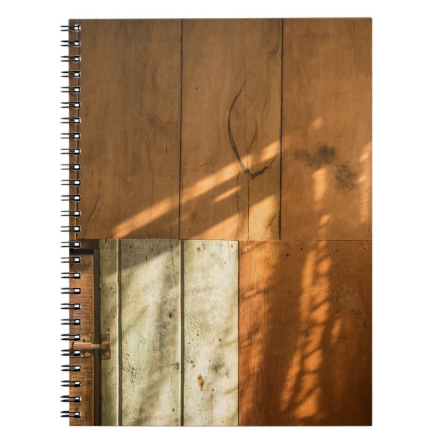 Brown wooden wall notebook (Front)