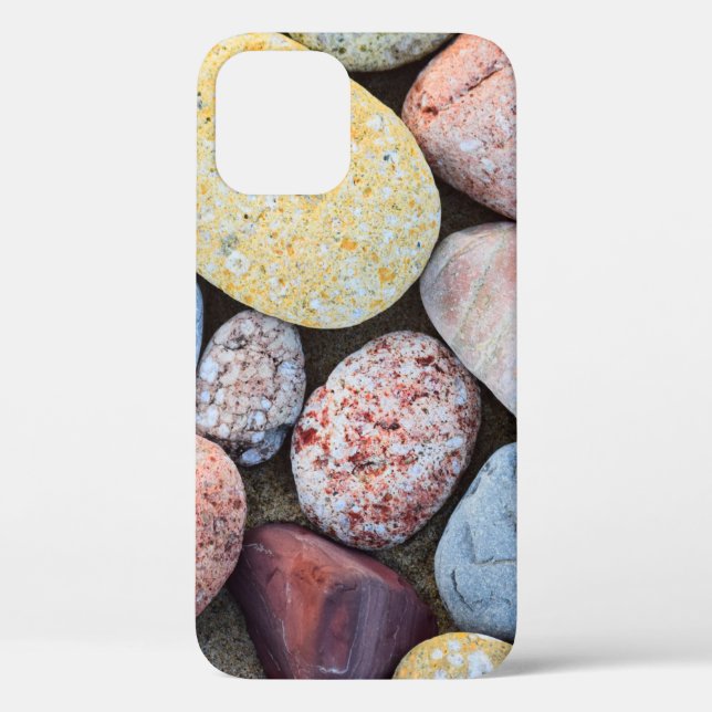 Brown yellow and grey stones Case-Mate iPhone case (Back)