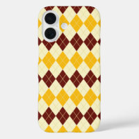 Brown - Yellow Scottish Tartan-Pattern