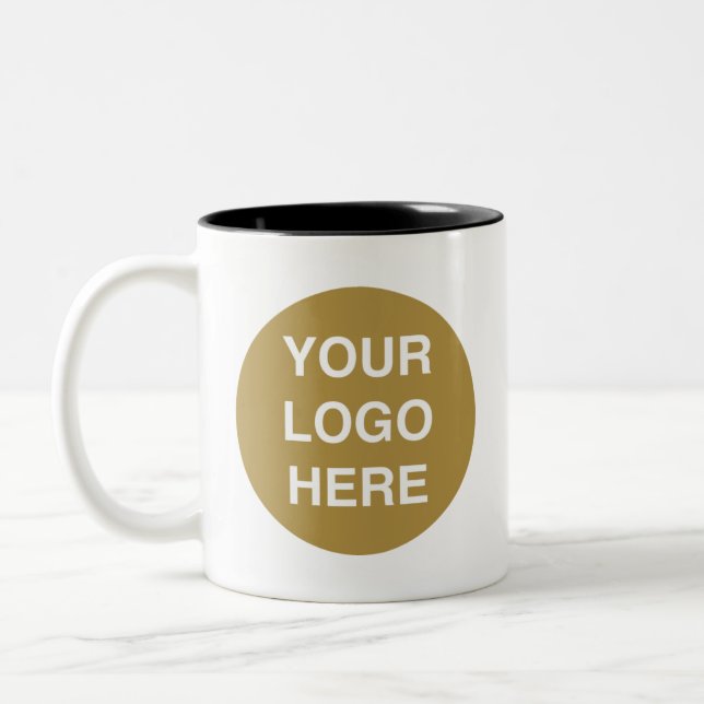 brown your logo here mug (Left)