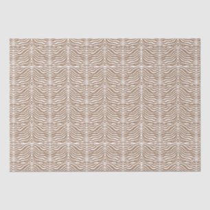 Brown Zebra Pattern Tissue Paper