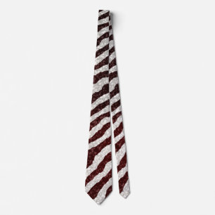 Brown Zebra Tie