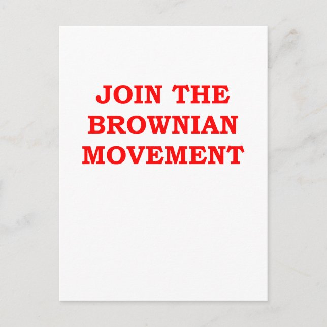 BROWNIAN2.png Postcard (Front)