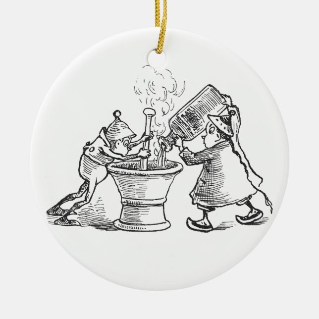 Brownie Apothecaries Ceramic Ornament (Front)