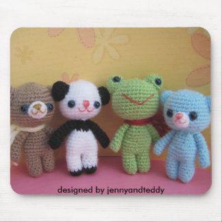 Brownie bear and his friends mouse pad