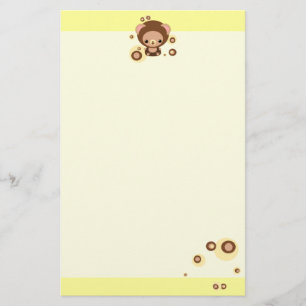 brownie bear stationery