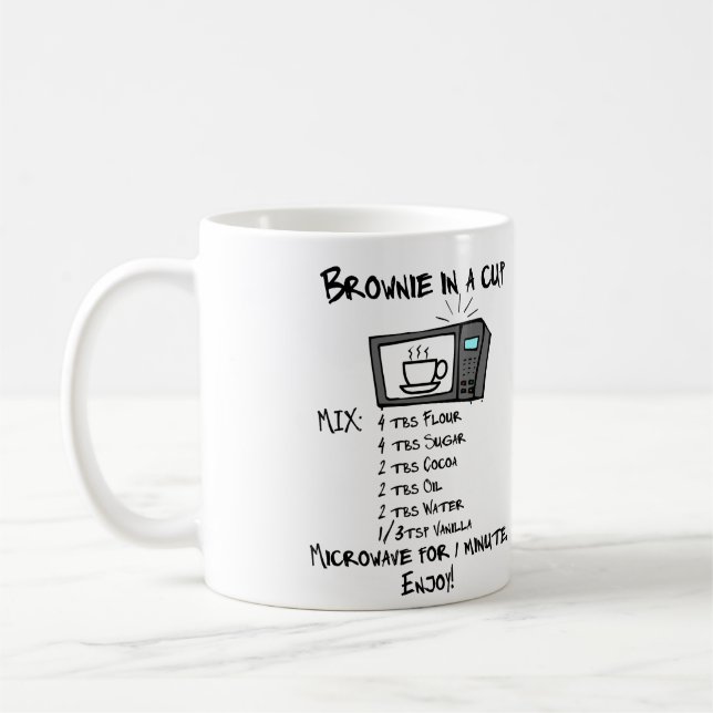 BROWNIE IN A CUP! COFFEE MUG (Left)