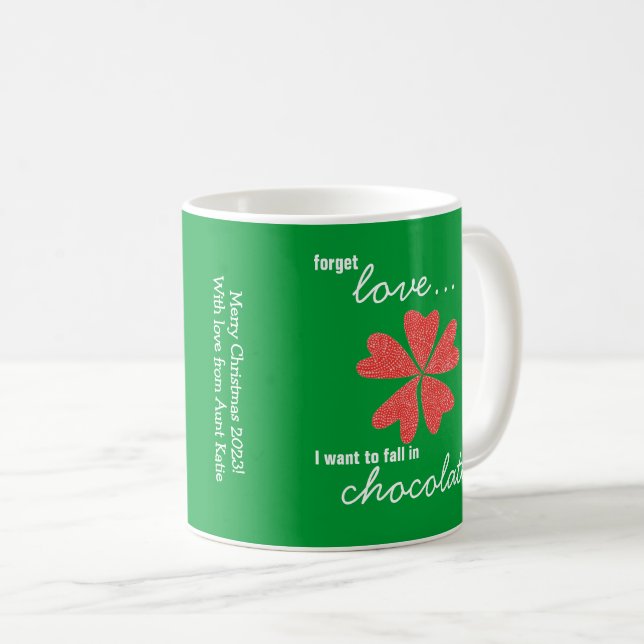 Brownie in a mug recipe personalized mug (Front Right)