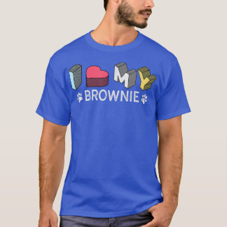 Brownie Personalized Dog Name Brownie Pet Lover  T-Shirt