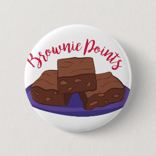 Brownie Points 2 Inch Round Button