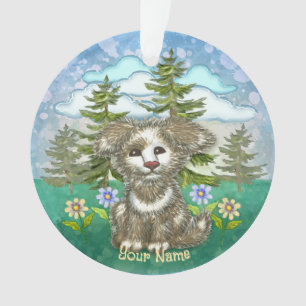 Brownie Pup Dog  Ornament