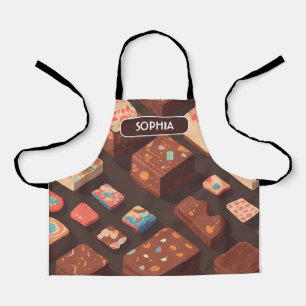 Brownie Retro Colourful Personalized Pattern Apron