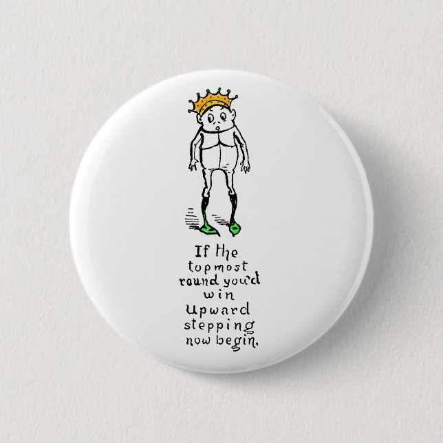 Brownie Wins the Crown 2 Inch Round Button (Front)