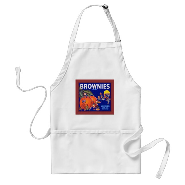 Brownies Brand California Oranges Standard Apron (Front)