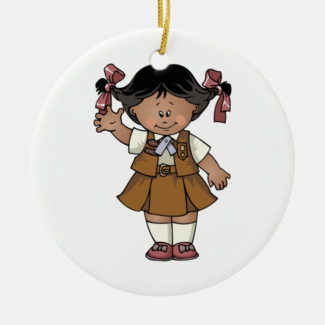 Brownies Ceramic Ornament (Front)