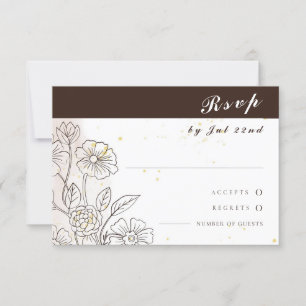 Browning On Love Wedding RSVP cards
