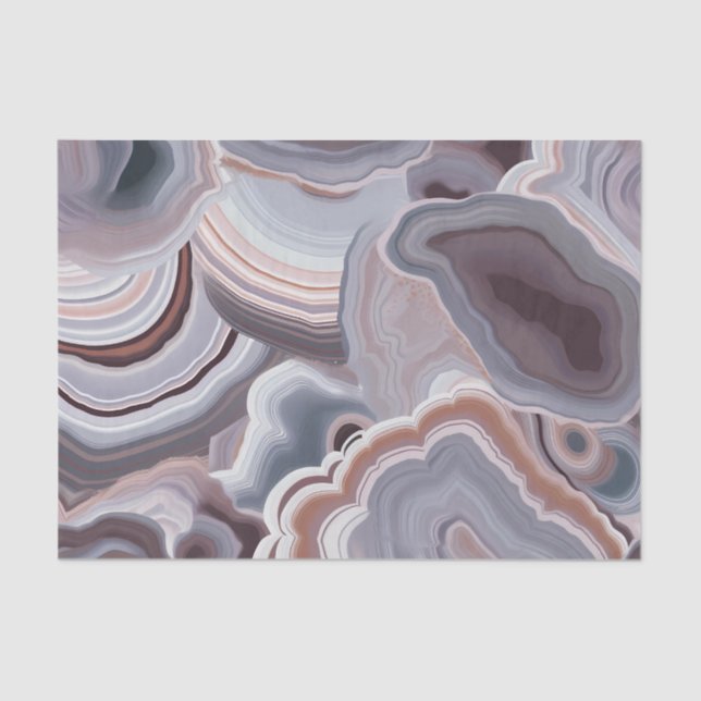 Browns Neutral Agate Stone Tissue Paper (Front)