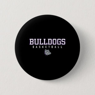Brownsburg Bulldogs Logo Sketll Hs 2 Inch Round Button