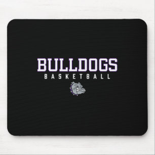Brownsburg Bulldogs Logo Sketll Hs Mouse Pad