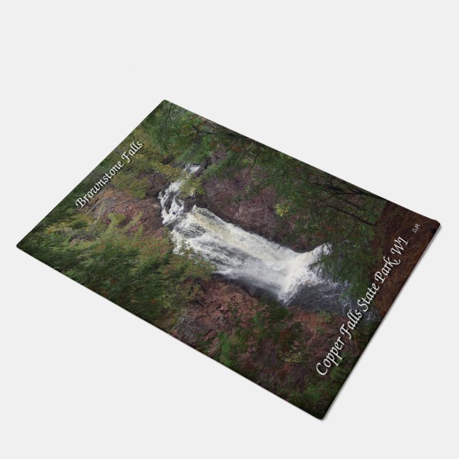 Brownstone Falls door mat (Angled)