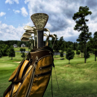 Brownstone Grid   Golf Head Cover