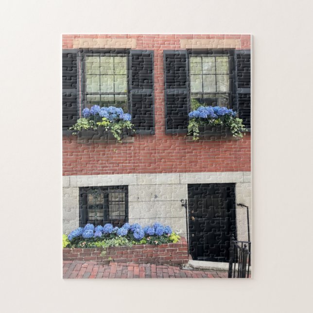 Brownstone in Boston Jigsaw Puzzle (Vertical)