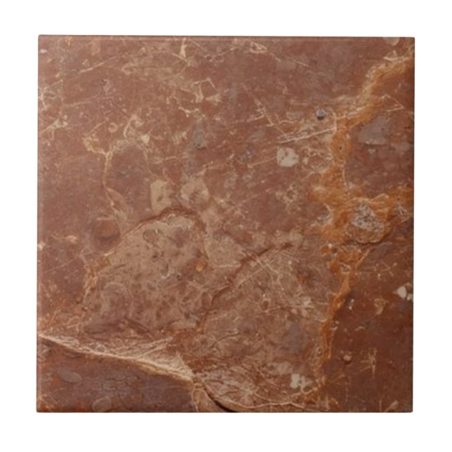 Brownstone vintage rustic simple rustic print  tile (Front)