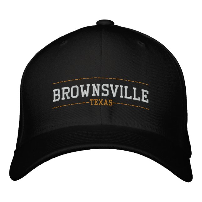 Brownsville Texas USA Embroidered Hats (Front)