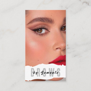 Brows Aftercare PMU Microblading Henna Salon Busin Business Card