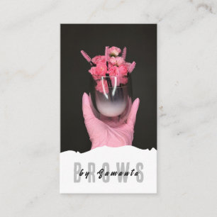 Brows Aftercare PMU Microblading Henna Salon Busin Business Card