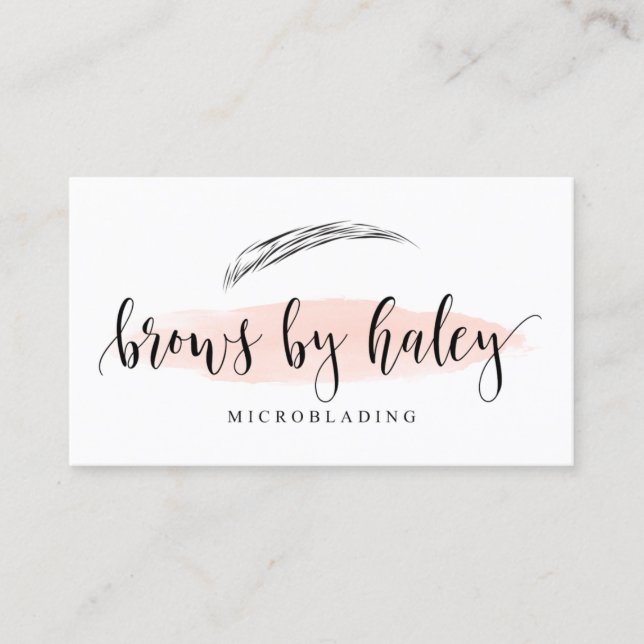 Brows by Haley Business Card (Front)