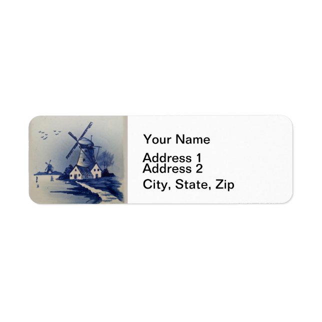 Broyeur Delft Blue Vintage (Devant)
