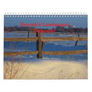 BROZEK STOCK PHOTOGRAPHY  LANDSCAPE CALENDAR