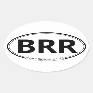 BRR UP Michigan European Style Tax Sticker