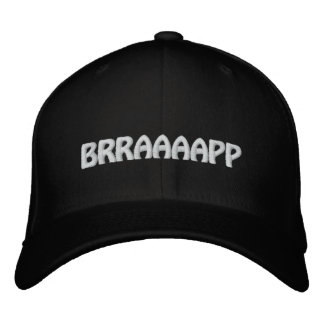 "BRRAAAAPP" Sledders.com Black Flexfit Hat