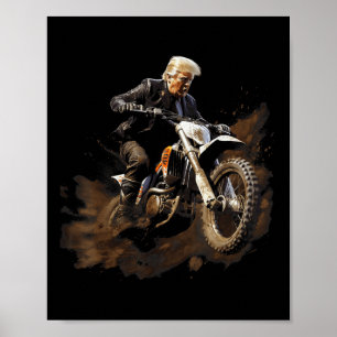 Brraaap Funny Dirt Bike Motocross For Riders Poster