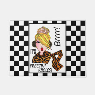 “Brrrr - It’s Freezin’ Icicles!”  Doormat