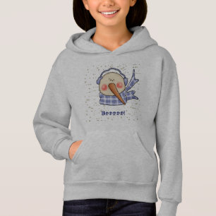 Brrrrr! Whimsical Snowman Sweatshirt