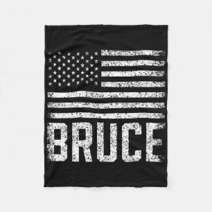 Bruce Birthday Forename Name Personalized Usa 1  Fleece Blanket
