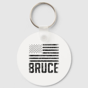 Bruce Birthday Forename Name Personalized Usa  Keychain