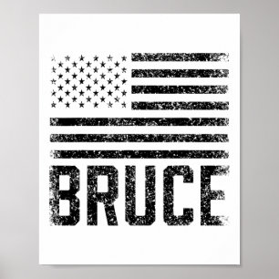 Bruce Birthday Forename Name Personalized Usa Poster