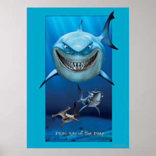 Bruce, Chum, and Anchor Poster